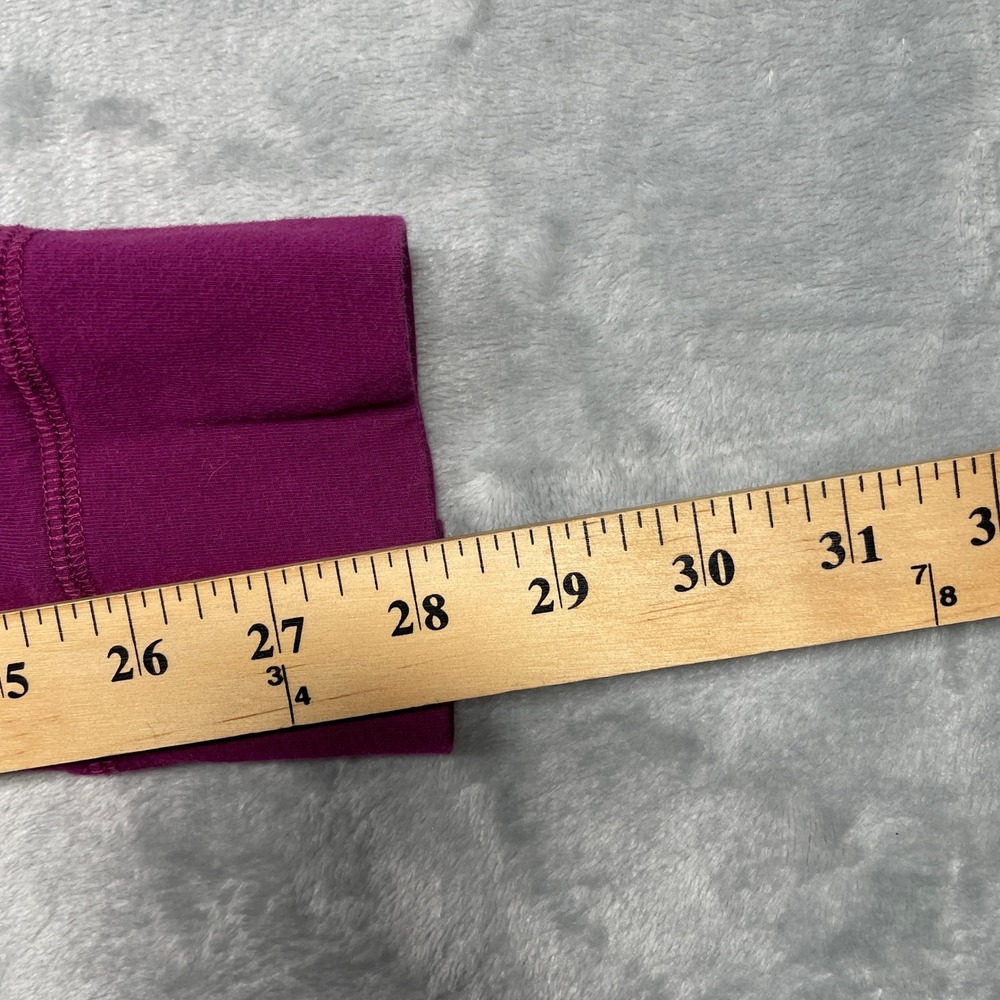 Victoria's Secret PINK Yoga Leggings Womens Medium Purple Love Pink Graphic - Picture 8 of 9
